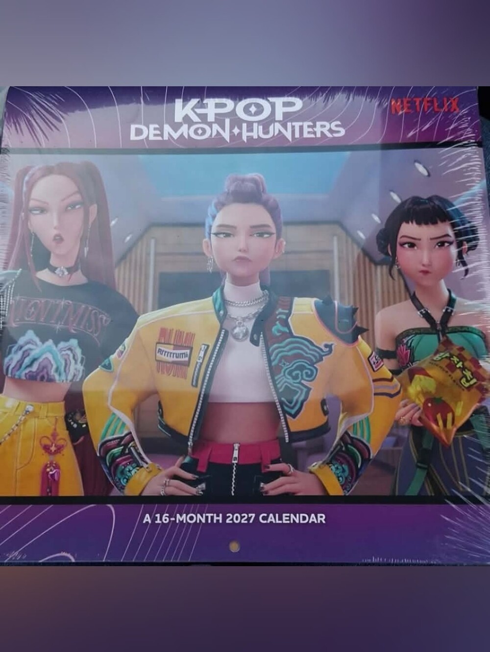 New Kpop Demon Hunters 2027 Wall Calendar